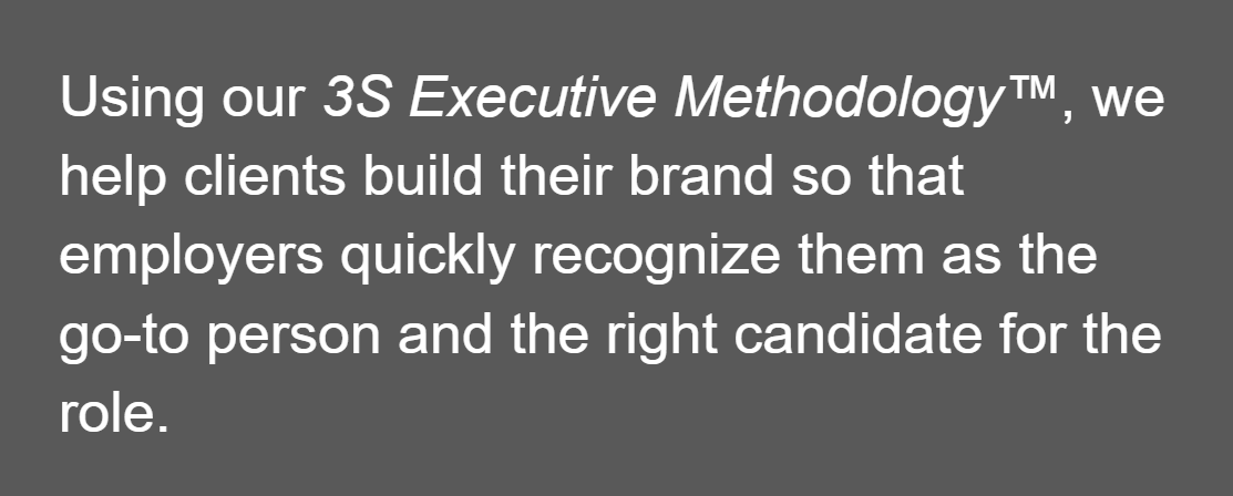 3S Executive Methodology