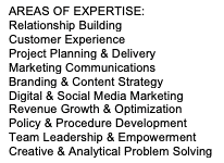 LinkedIn Optimization - areas of expertise